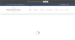 Desktop Screenshot of micklefieldhall.com